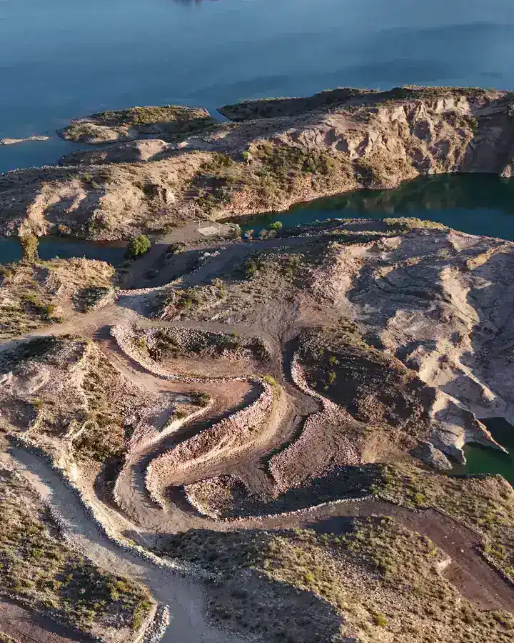 Vista aérea de la península